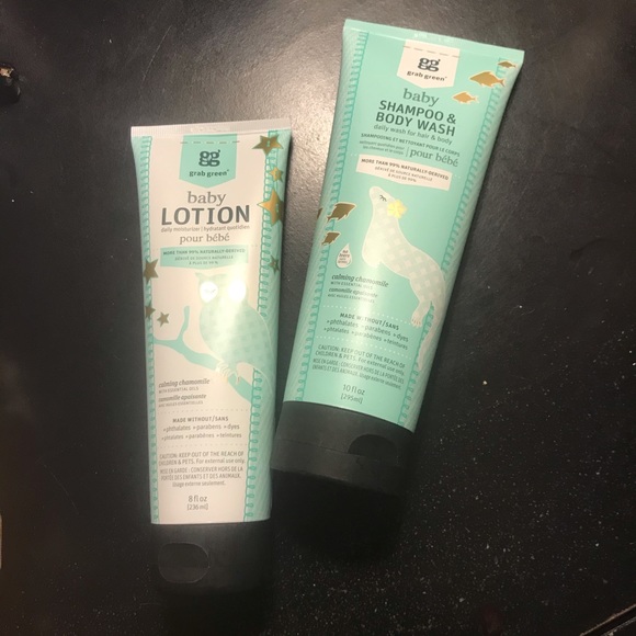 grab green baby lotion